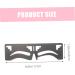 LALAFINA 6 Pcs Eyebrow Ruler Brow Shaping Template Tool Eyebrow Guide Stencil Eyebrow Trimming Guide Ruler - Buy Online on GoSupps.com