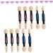Healeved 10pcs Makeup Brush Eye Shadow Brush Eye Shadow Applicator Cosmetics Blending Brush - Buy Online on GoSupps.com