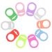 10 PCS Silicone Dummy Clips Adapter Dummy Clip Adapter Baby Pacifier Ring Holder Clip Adapter Baby Soother Nipple for Baby Multicolor