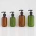 Solustre 5pcs Dark Green 300ml Soap Dispenser Bottles | Refillable Hand Lotion Shampoo Foam Gel & Water Containers for Travel & Home - Buy Online on GoSupps.com