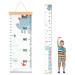 AOLO Children's yardstick size knife for children mass band children baby waxes wall pitch waxes decoration children's room measurement line for babies girls boys (dinosaurs)