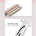 ANKROYU Three Barrel Curling Iron Portable Crimpers Professional Hair Curling Wand Salon Hairstyling Waver Hair Crimper Adjustable Quickly Curling Wand for Travel Party(US) - Buy Online on GoSupps.com