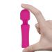 Powerful Mini Massager, Small Handheld Personal Massager with 10 Vibration Modes Waterproof Cordless Massager for Neck Shoulder Back Body Massage Sports Recovery Muscle Aches Pink
