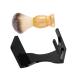 Angoily 1 set of razor set Razi brush Stand Razor Brazing Suits for men Comfortable shaving brush brush brushes made of acrylic razor bracket Exhibition booth adjusting man wood
