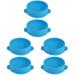 Minkissy 6 STK Beauty tools hair removal device silicone container collapsible stirring bowls Wachsting For hair removal tool heating pot NOTEMENT HEATTAGE HUILS SILICON SILICON SILLX3ST 13.2x11cmx3PCs