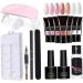 Gel Nail Kit 15ml 7 Colors Gel Extension Nail Kit with UV Lamp Nail File Clip Builder Gel Nail Kit Long-Lasting Gel Polish Starter Kit Acrylic Nail Kit - Buy Online on GoSupps.com