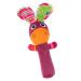 UPKOCH 2pcs Plush Hand Rattle Toys for Toddlers - Soft Stuffed Animal Rattles | Ideal Gift for Infants - Brown Color - Buy Online on GoSupps.com