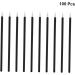 SKISUNO Eye Makeup 100pcs Makeup Brush Tools Eyeliner Applicator Tool Disposable Eyeliner Set Lipstick Liquid 10X0.5X0.5cm White - Buy Online on GoSupps.com