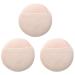 Funfob 3X Women Cosmetic Beige White Round Face Makeup Powder Puff