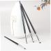 Healeved 4pcs Horse Hair Wooden Handle Eyeliner Precision Brush Black Eye Makeup Kit - Buy Online on GoSupps.com