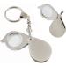 Magnifying Portable 8X 30mm Folding Key Ring Magnifier with Key Chain Daily Hand Magnifying Glasses Glass Tool for Stamps/Postcards/Coins (Color : 8X 30mm Magnifier) Made in China - Buy Online on GoSupps.com