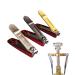 Yuauy Nail Clippers Fingernail Cutter Anti-Splash Design Stainless Steel Toenail Clipper Rubber Finishing Double-Color Design Sharp with Catcher