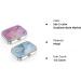 Portable Pill Box Set - Starry Night | Decorative Metal Organizer for Medicine & Vitamins | Unique Gift (2 Pieces) - Buy Online on GoSupps.com