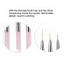 3pcs Nail Art Dotting Liner Brush Set with Rhinestone Handle - Pink Manicure Tools - Buy Online on GoSupps.com