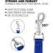Strong Nylon Dog Leash - Loutep 3m 5m 10m 15m 20m Towline with Padded Handle - Blue - Buy Online on GoSupps.com