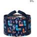 Rongweiwang Foldable Foot Bath Basin - Portable Large Capacity Feet Spa & Wash Bag for Travel & Camping - Dark Blue - Buy Online on GoSupps.com