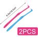 Buy Tufted Interspace Toothbrushes - 2 Pcs Soft Plastic Handle for Orthodontic Care & Detail Cleaning | Extra Clean & Compact - Buy Online on GoSupps.com
