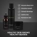 Pure & Organic Ultimate Beard Growth Bundle for Men | Beard Oil, Balm, Shampoo & Solid Cologne Set | Made in USA | Trusted by 50K+ Customers - Buy Online on GoSupps.com