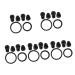 10 Sets Accessories Ear Plugs Kit Replacement Parts Medical Parts Diaphragm Cover Suite Child One Body