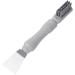 Stove Top Scraper Tool - 2-in-1 Cooktop Cleaning Double Head Scraper with Brush | Non-Slip Household Scraper for Putty and Grease Grime Cleaning for Sinks Faucets Stoves Elbow - Buy Online on GoSupps.com