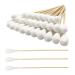 6 Inch Long Cotton Swabs (Large Size) 100pcs for Pets Gun Cleaning or Makeup