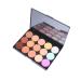 FRCOLOR 15 Makeup Tray Makeup Pallet Cream Face Palette Makeup Concealer Makeup Palette Powder Marks Medium As Shown
