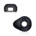 JJC 2 Types Viewfinder Eyecup Eyepiece for Canon 6D Mark II 6D 5D Mark II 5D 90D 80D 70D, 360 Rotatable Oval Design + Orignal Eyeshape Replaces Canon EB Eye Cup Original+Oval