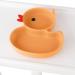 Qshare Baby Suction Plate with Spoon and Fork - Non Slip Silicone Plate for Self Feeding Training - Divided Weaning Plates for Baby Toddler (Yellow) - Buy Online on GoSupps.com