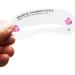 Durable 24 Pcs Reusable Eyebrow Stencil Different Shape Artifact Eyebrows Shaped Cards Kit Thrush Card Makeup Tool Fashion Book Fashion Book - Buy Online on GoSupps.com