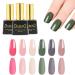 6color/lot Gel Nail Varnish UV Gel Polish Soak Off Gel Lacquer Semi Permanent Hybrid Painting for Home Use Decals Top Coat - (Color: Multi) - Buy Online on GoSupps.com