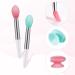 Silicone Lip Brushes with Covers 10pcs Lip Brushes for Lipsticks and 10pcs Covers Reusable Lip Applicators Silicone with Cap for Lip Gloss & Balm Eyeshadow Makeup (Mint Green Pink) - Buy Online on GoSupps.com