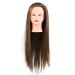 Shop Premium Gold Hair Styling Head - Perfect for Hairdressers & Training | Thick Hair Natural Soft Touch - Buy Online on GoSupps.com