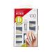 Kiss Gel Polish 100 Nail Tips and Glue Artificial Nails 100pcs False Nails Transparent Curve Overlap