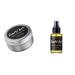 Barb'Art - Baume Barbe Magnifique - Id al pour Barbes Longues ou mi-longues - 80ml & Huile Barbe Magnifique - Entretien barbe - Huiles bio d'Argan S same et Jojoba -"Le Corsaire" - 50ml