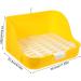 Happyyami Box Rabbit Toilet Rabbit Potty Pet Supply Pet Pee Toilet Pet Potty Bunny Toilet Small Pet Toilet Bunny Potty Little Pig Pee Toilet Pet Training Corner Pet Drawer Potty 28.5X23.5X15.5CM Yellow - Buy Online on GoSupps.com