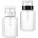  SOESFOUFU Set of 6 Refillable 210ml Makeup Remover Bottles with Airless Pump for Travel (Black) - Buy Online on GoSupps.com