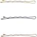 Kobe 2" (5cm) Waved Hair Grips - Brown - Colour-Coded Dispenser Pot of 200 - Buy Online on GoSupps.com