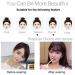 Thin Neat Air Bangs Clip in on Fringe Synthetic Straight Hairpiece Hair Front Extensions (Dark Brown) - Buy Online on GoSupps.com