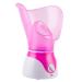 Healeved Pore Cleaner Spa Face Steamer Facial Mist Sprayer Skin Care Steamer Portable Humidifer Pink