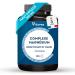 Magnesium Bisglycinate and Marin Vitamin B6 - High Dosage 300 mg - Fatigue Stress Sleep - 180 Vegetable Capsules 3 Months - High Assimilation Good Tolerance - Vegan Made in France Vitavea