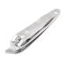 Sourcingmap Sharp Nail Clipper Stainless Steel Fingernail Clipper Slanted Toenail Clippers for Women Men Nail Cutter Toe Nail Clippers for Thick Toenails Silver Tone