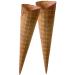 250 x Small Ice Cream Cones Made of Waffle Paper No Gelatin Cones Wafer Small Gluten Free Ice Cream for Ice Cream
