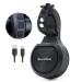 LESOVI Electric Bike Horn Cycling Alarm Bell,Scooter Horn,Adjustable 80-130dB, IPX6 Waterproof Bike Alarm Bells Anti-Theft Vibration Alarm Ring for Mountain/Road Bike/Scooters, USB Rechargeable