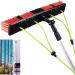 Window Clean Brush with 30CM Brush head 5-12M Water Fed Telescopic Brush Extendable Cleaner Conservatory Roof and Photovoltaic Cleaning Tools 12m