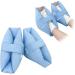 Heel Protectors Cushion Pain Relief Foot Pillow for Pressure Sores Foot Support Boot Surgery Recovery Supplies for Elderly Bedridden Pressure Ulcer Cushion Ankle Pillow for Bed Wheelchairs (1 Pair)