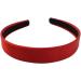 Topkids Accessories Silky Shiny Single 2cm Wide Satin Headbands Alice Band For Kids and Women Colourful - 70's 80's 90's Hair Bands For School or Costumes (Red) - Buy Online on GoSupps.com