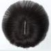 Anemone Real Human Hair Topper Bangs for Mild Hair Loss (1B) - 6 Clip-in Hairpiece for Women and Men - Buy Online on GoSupps.com