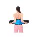 Lumbar support belts for the lower back decompression pain relief posture correction at sciatica scoliosis weightlifting adjustable carriers for men and women (color: blue size: blue XL