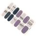 dijiusidy Nail Art Stickers Self-Adhesive Fingernail Decal with Strap Glue DIY Art Decor Full Cover Manicure Kits for Women Girls YMX195 - Buy Online on GoSupps.com