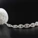 Jerler 1 Yard Crystal 2mm Rhinestone Trim Chain Applique for Sewing Crafts - Elegant DIY Wedding Party Decoration - Buy Online on GoSupps.com